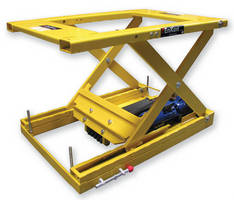 Electric Belt Drive Scissor Lift Table offers static positioning